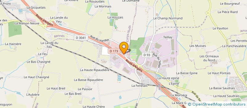 localisation de l'entreprise RAVEL à BRIE