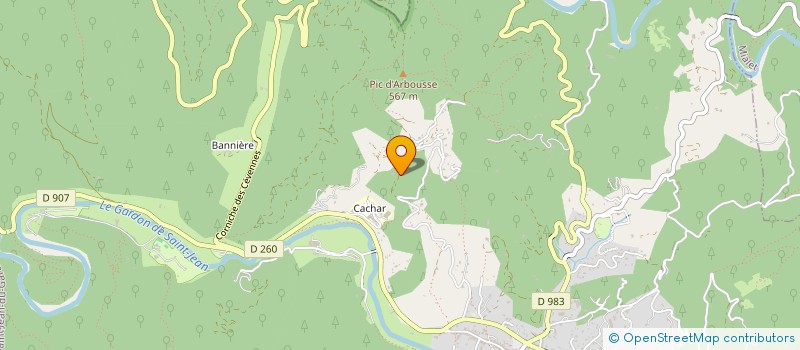 localisation de l'entreprise RAVEL  SAINT-JEAN-DU-GARD