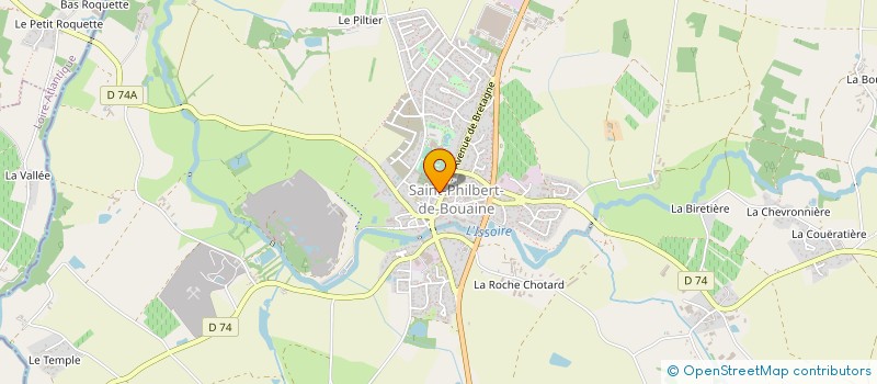 localisation de l'entreprise RAVELEAU à SAINT-PHILBERT-DE-BOUAINE