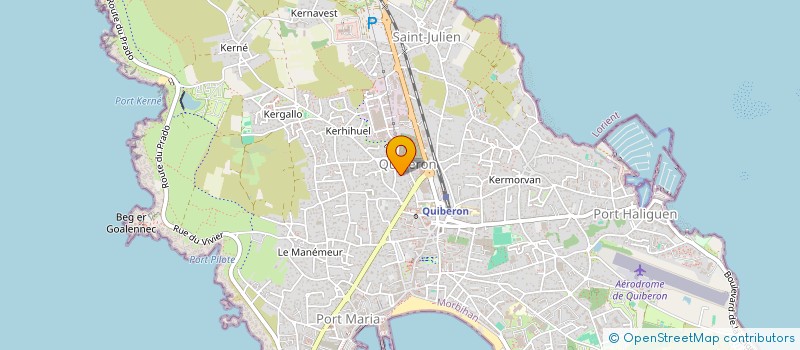 localisation de l'entreprise RAVEN 56  QUIBERON