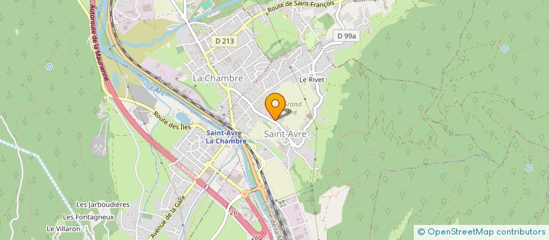 localisation de l'entreprise RAVEN'S IMMOBILIER  SAINT-AVRE