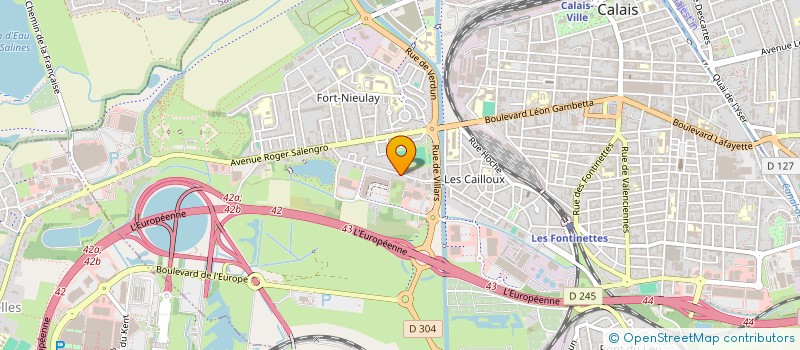 localisation de l'entreprise RAVEN SERVICE  CALAIS