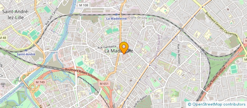 localisation de l'entreprise RAVENALA PARADIS 2  LA MADELEINE