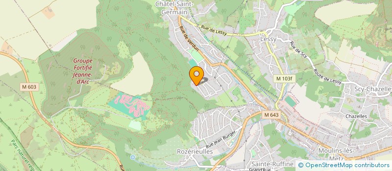 localisation de l'entreprise RAVENALE  CHATEL-SAINT-GERMAIN