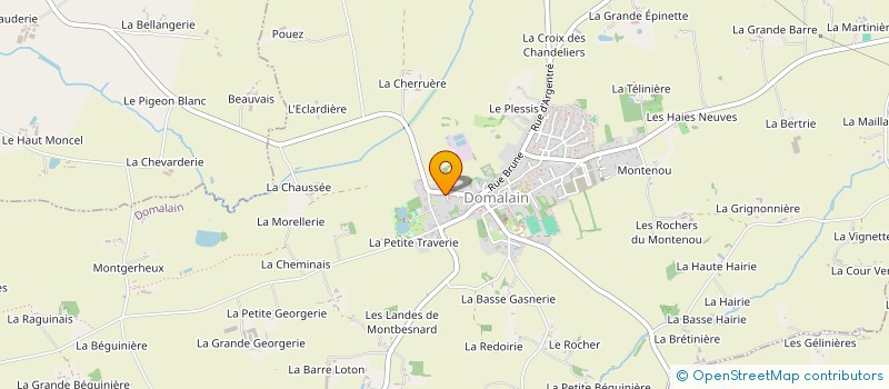 localisation de l'entreprise RAVENELFP  DOMALAIN