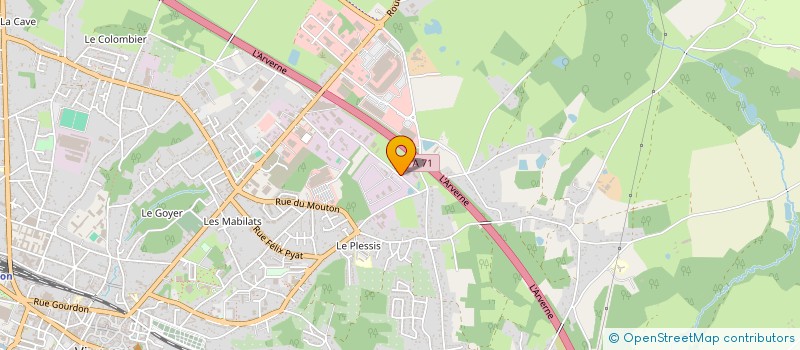 localisation de l'entreprise RAVENHEIM  VIERZON