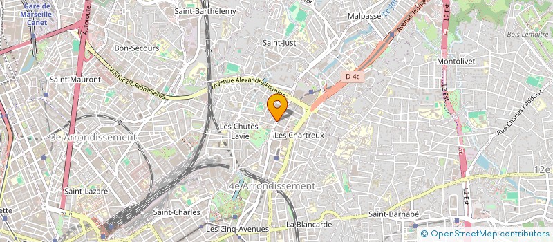 localisation de l'entreprise RAVENS BURGER à MARSEILLE