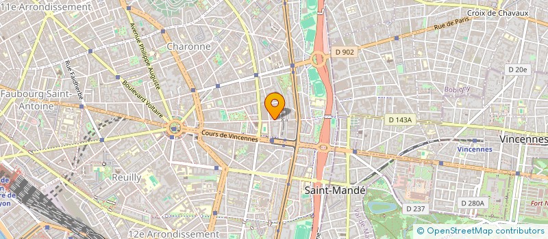 localisation de l'entreprise RAVENSARA à PARIS