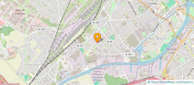 localisation de l'entreprise RAVERIE à LILLE
