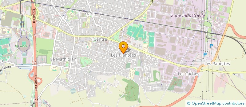 localisation de l'entreprise RAVES  MEYZIEU