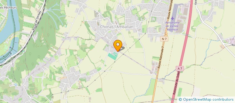 localisation de l'entreprise RAVET  CHONAS-L'AMBALLAN