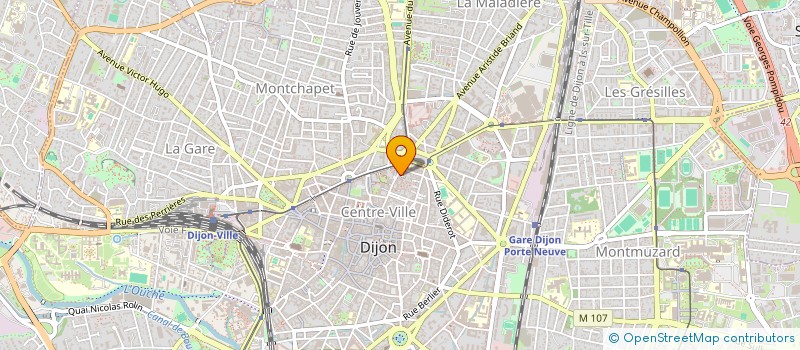 localisation de l'entreprise RAVETTO SA à DIJON