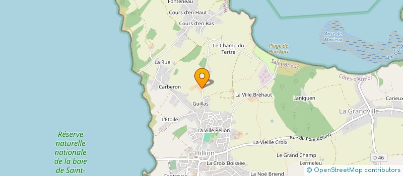 localisation de l'entreprise RAVHISOL à HILLION