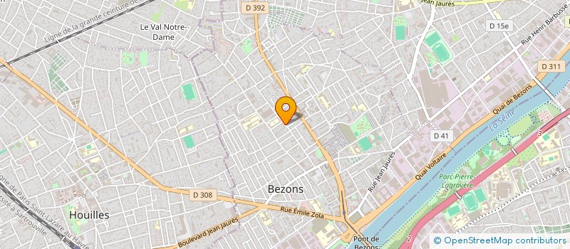 localisation de l'entreprise RAVI à BEZONS