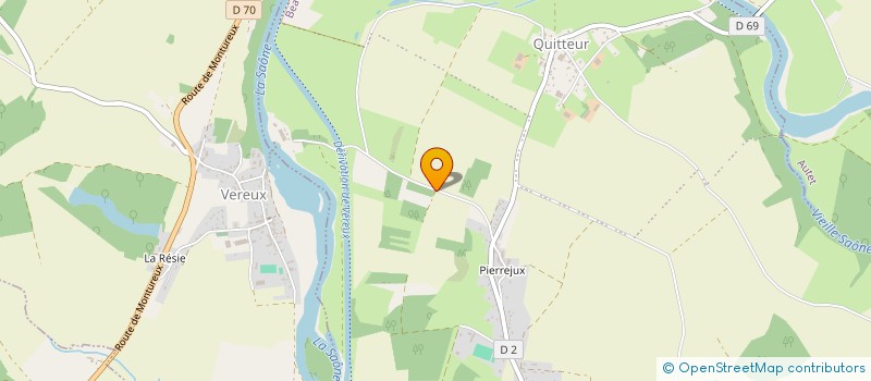 localisation de l'entreprise RAVI  BEAUJEU-VALLIER-PIERREJUX-QUITTE