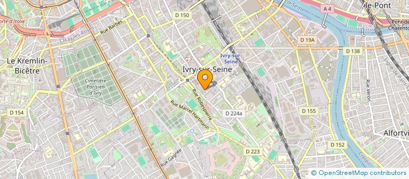 localisation de l'entreprise RAVI  IVRY-SUR-SEINE