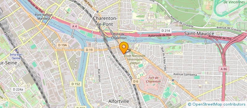 localisation de l'entreprise RAVICA  MAISONS-ALFORT