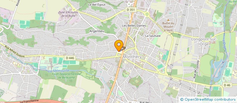 localisation de l'entreprise RAVIDEL  MONTLHERY