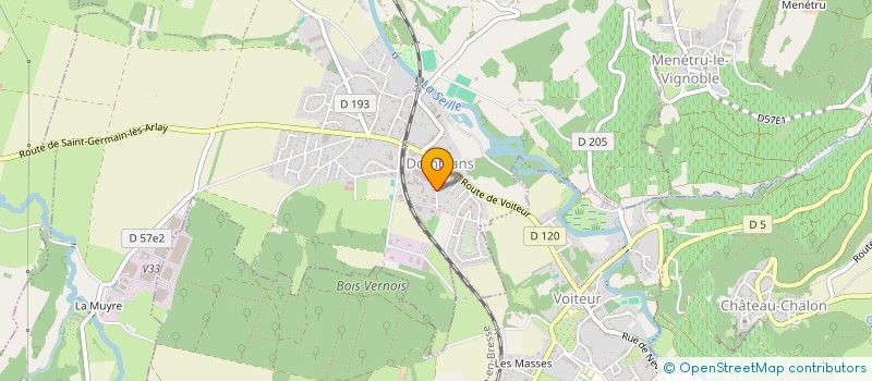 localisation de l'entreprise RAVIER SARL à DOMBLANS