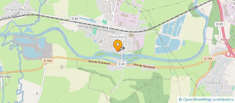 localisation de l'entreprise RAVIGNEAUX  CHEMERY-CHEHERY