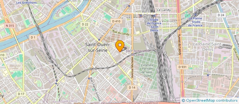 localisation de l'entreprise RAVIGOTE à SAINT-OUEN-SUR-SEINE