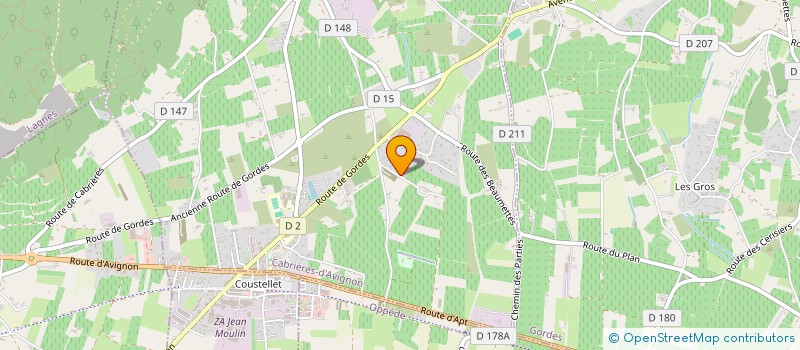 localisation de l'entreprise RAVIL à CABRIERES D'AVIGNON