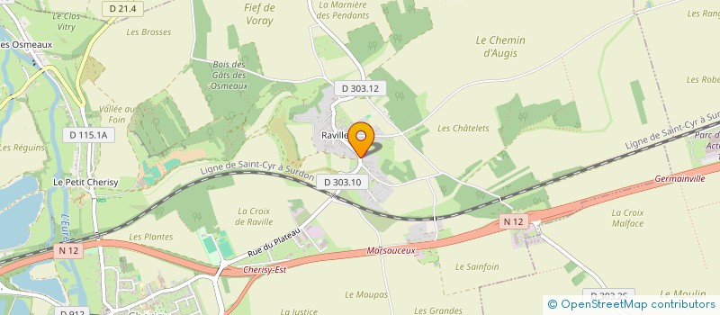 localisation de l'entreprise RAVILLE à CHERISY