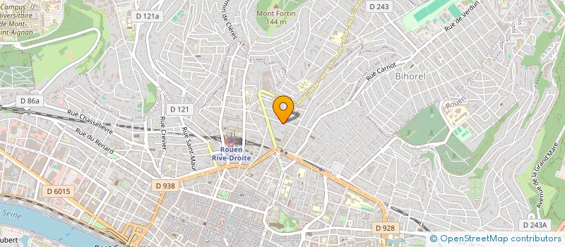 localisation de l'entreprise RAVILOG  ROUEN