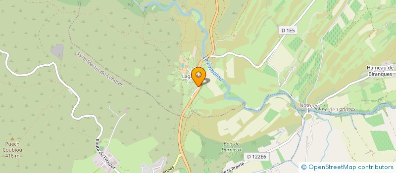 localisation de l'entreprise RAVIN DES ARTS  NOTRE-DAME-DE-LONDRES