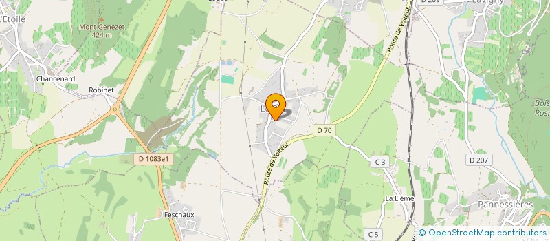 localisation de l'entreprise RAVINALA  LE PIN