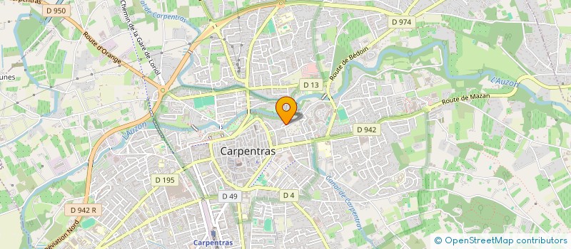 localisation de l'entreprise RAVINALA  CARPENTRAS