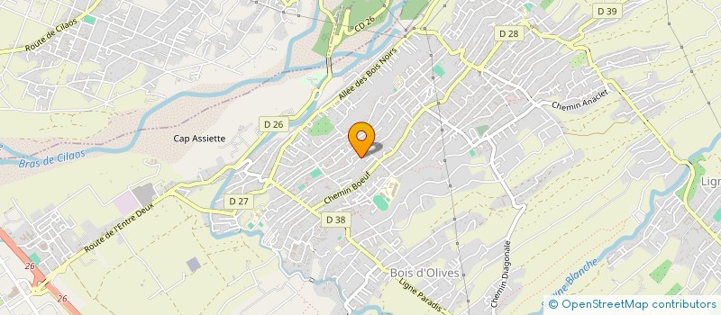localisation de l'entreprise RAVINE DES CABRIS EN ACTION à SAINT-PIERRE