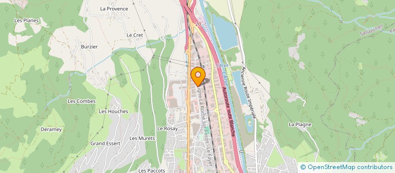 localisation de l'entreprise RAVINET CONSEILS  SALLANCHES