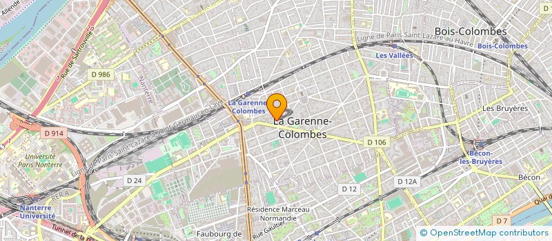 localisation de l'entreprise RAVIOLE à LA GARENNE-COLOMBES