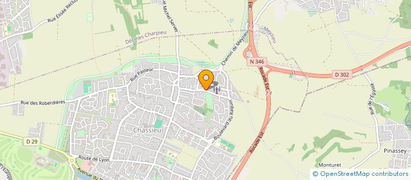 localisation de l'entreprise RAVIOLE ET COMPAGNIE  CHASSIEU