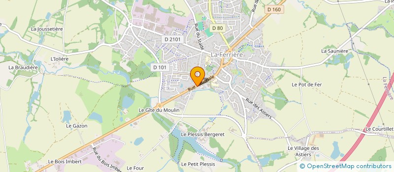 localisation de l'entreprise RAVIR à LA FERRIERE