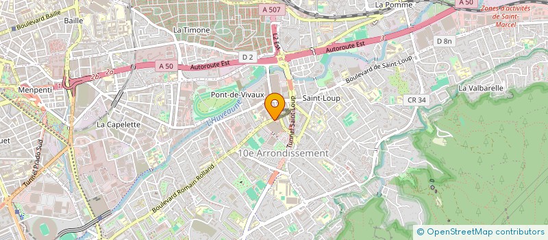 localisation de l'entreprise RAVIR à MARSEILLE