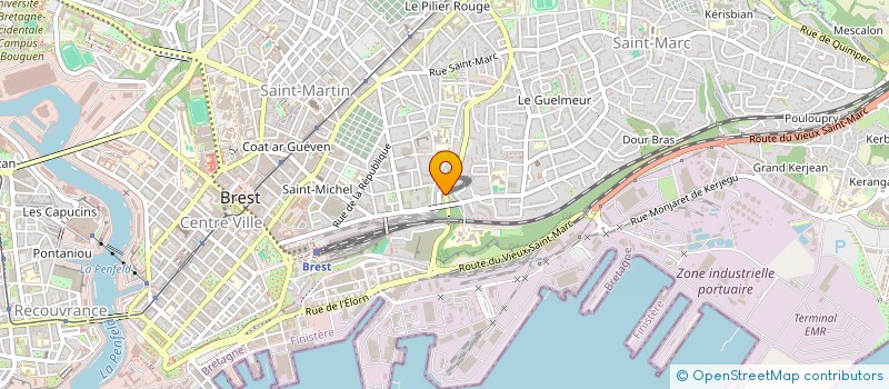 localisation de l'entreprise RAVITO  BREST