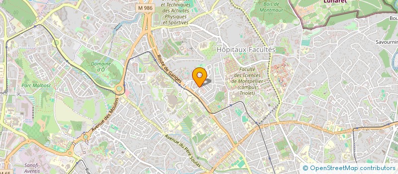 localisation de l'entreprise RAVIV MONTPELLIER METROPOLE à MONTPELLIER