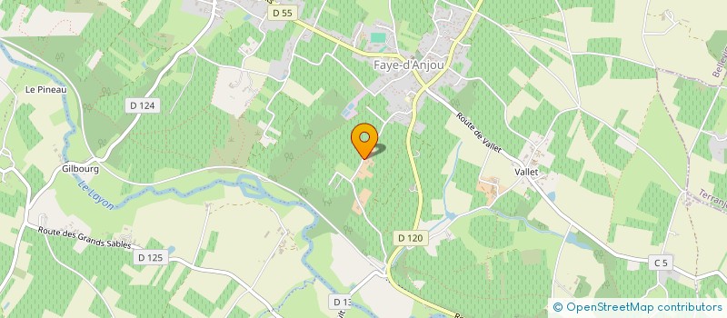 localisation de l'entreprise RAVOIN à BELLEVIGNE-EN-LAYON