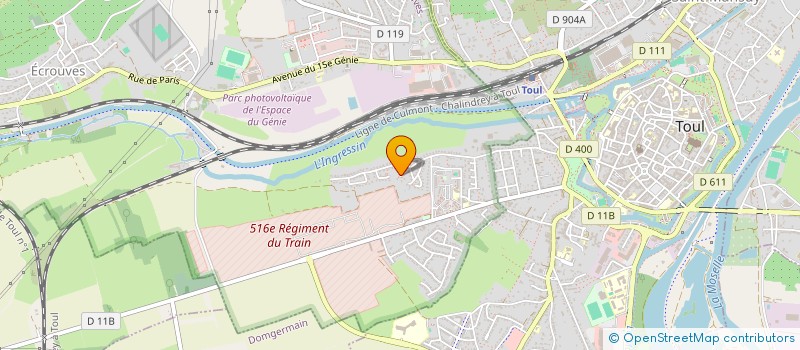 localisation de l'entreprise RAVON  ECROUVES