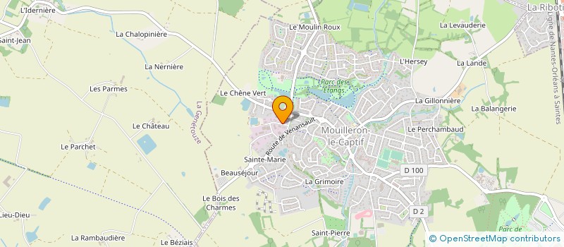 localisation de l'entreprise RAVON CONSTRUCTION  MOUILLERON-LE-CAPTIF