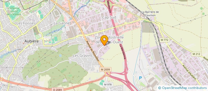 localisation de l'entreprise RAVON MONNIER MOTORS à AUBIERE