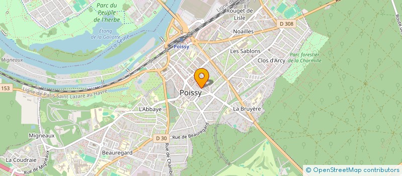 localisation de l'entreprise RAVRY AMEUBLEMENT  POISSY
