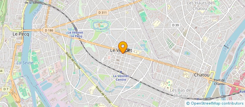 localisation de l'entreprise RAVY  LE VESINET