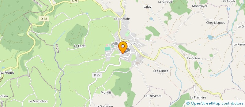 localisation de l'entreprise RAVYS  VILLECHENEVE