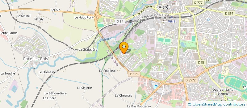 localisation de l'entreprise RAW ATTACK RECORDS  VITRE