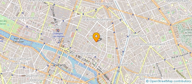 localisation de l'entreprise RAW CORP  PARIS