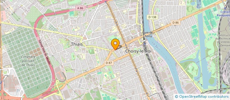 localisation de l'entreprise RAW FORMS à CHOISY-LE-ROI