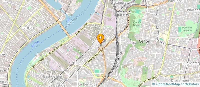 localisation de l'entreprise RAW PRODUCTION  BORDEAUX